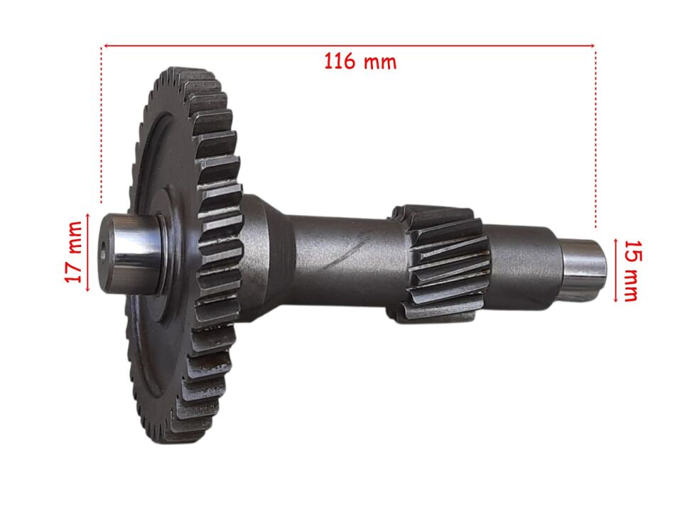 Atv Apachi-Hsk-X Buggy Şanzıman Mili 15-41T 116Xhelis Öm