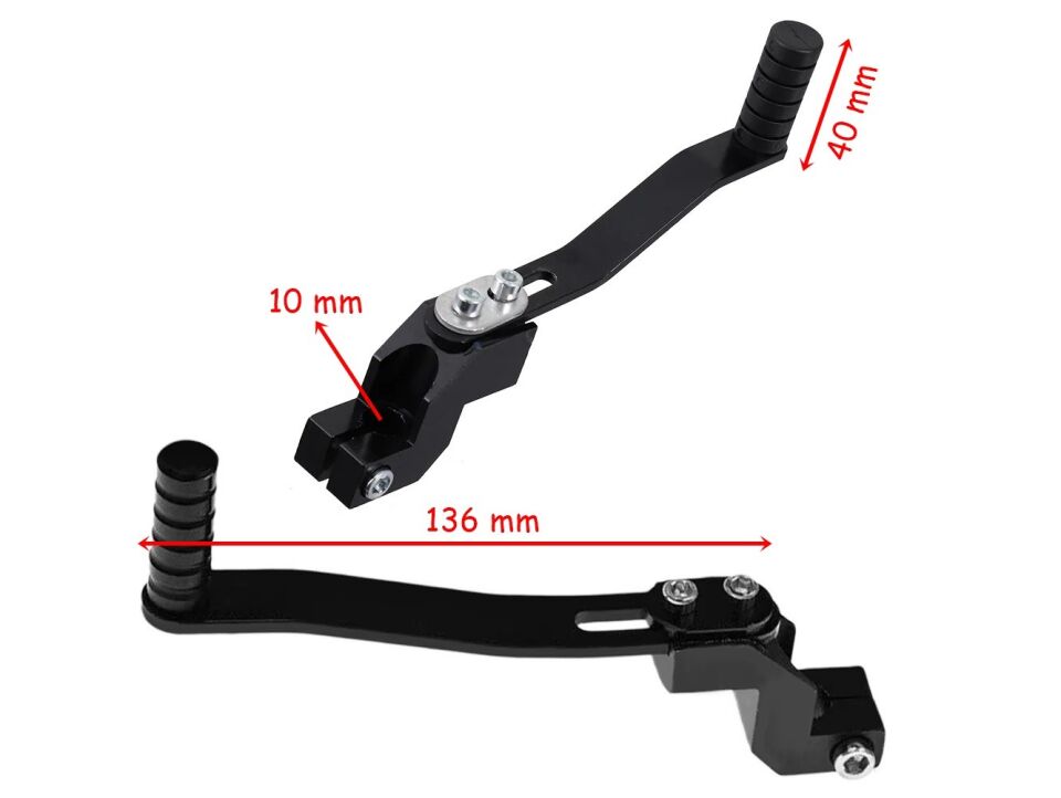 Cg-Cub Vites Pedalı Mini Alüminyum Siyah