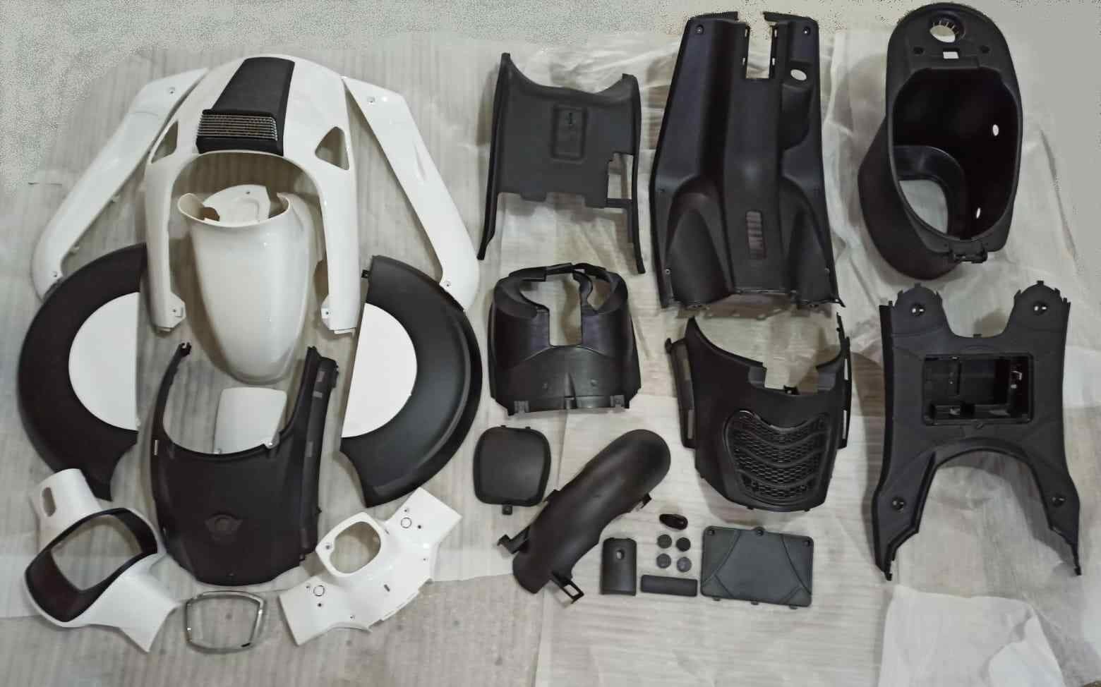 Mondial Revival 50 Kaporta Seti Siyah 25 Parça