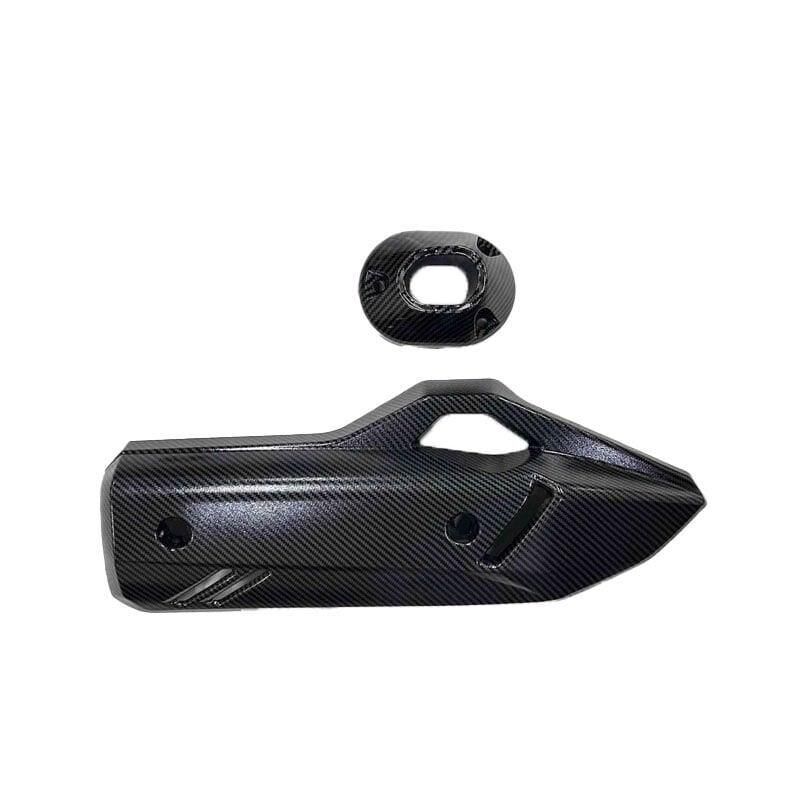 Honda Pcx 2021 - 2025 Uyumlu Eksoz Koruma Kapağı Ve Ucu Karbon