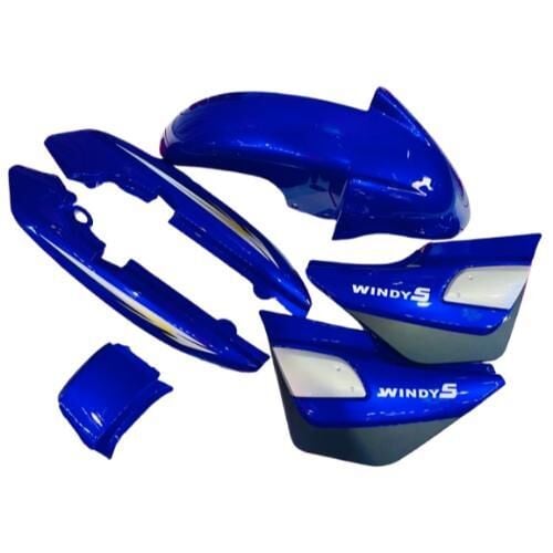 Kanuni Windy-S 125 Kaporta 3Lü Set Mavi