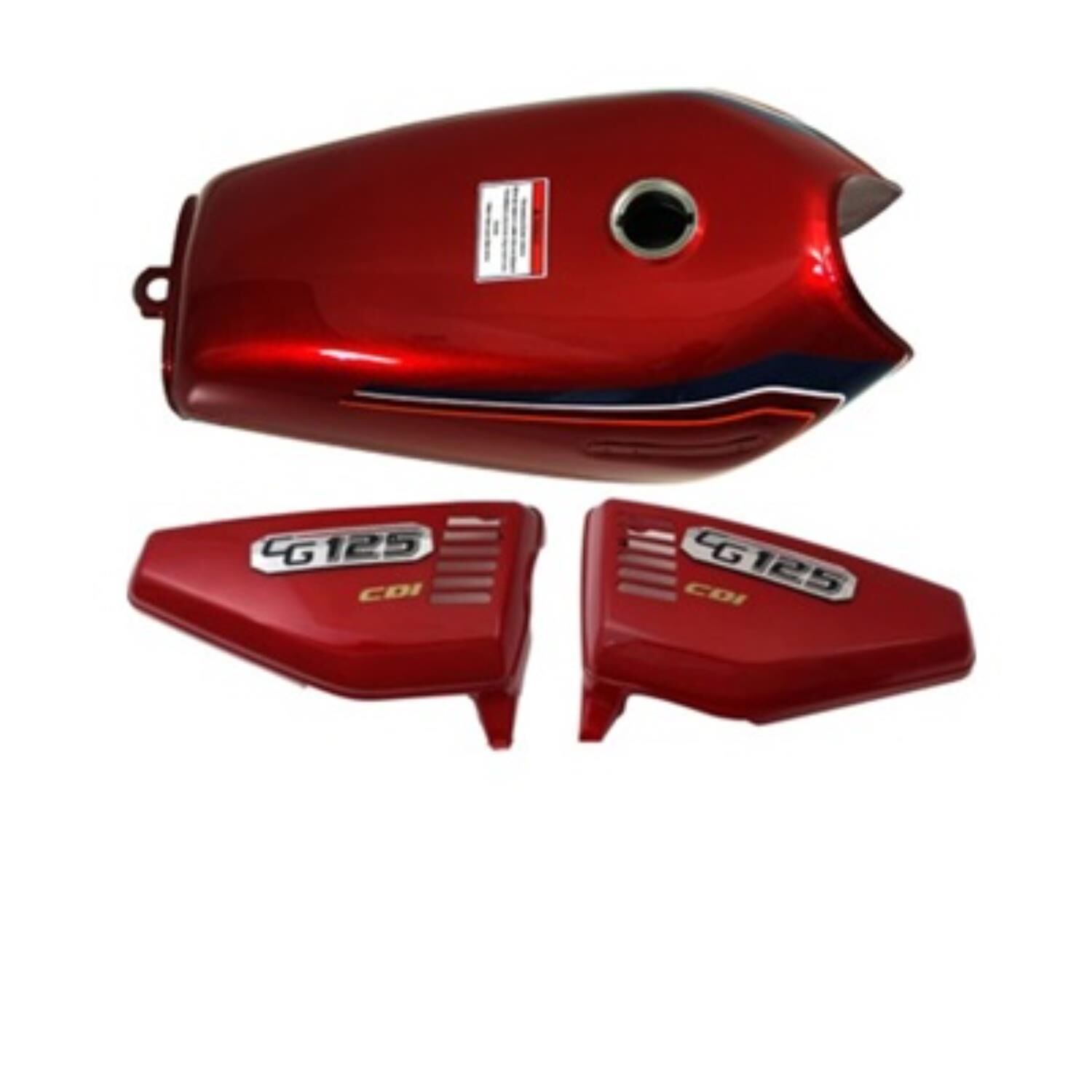 Cg Benzin Deposu+yan Kapak 125 Agk Kırmızı