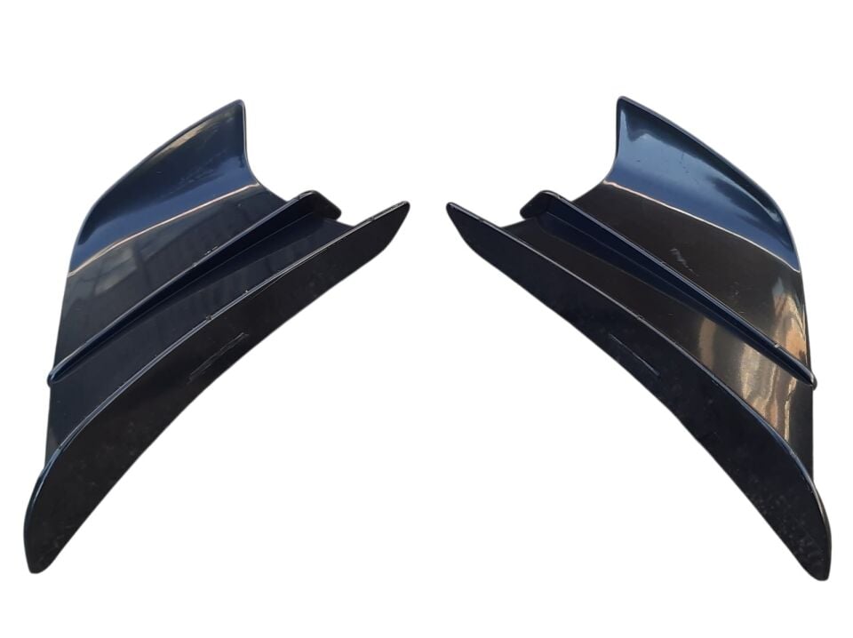 Üniversal Aerodinamik Yan Kanat Siyah (Bantlı)