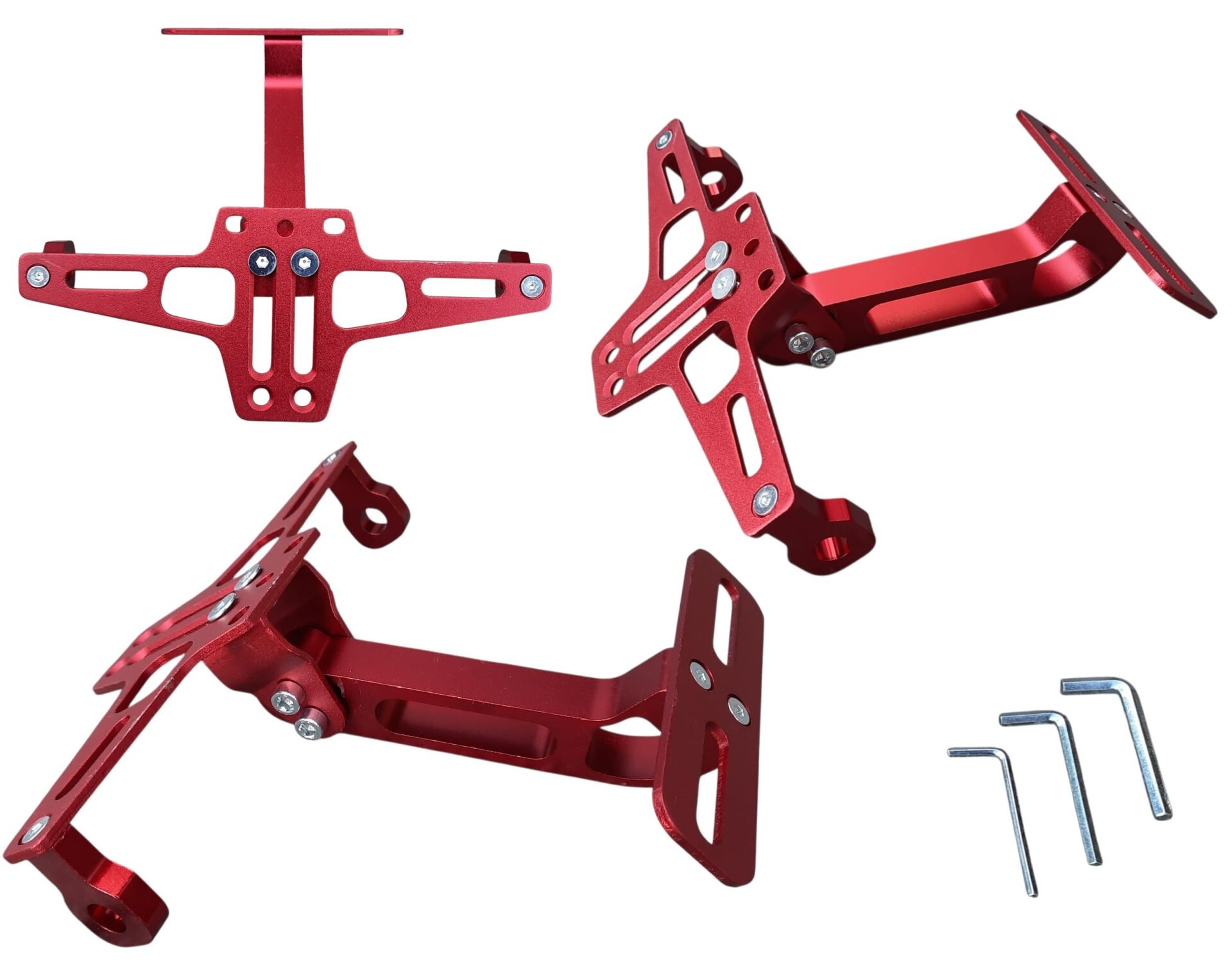 Plakalık Katlanır Üniversal Alüminyum Kırmızı