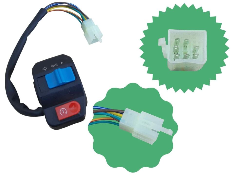 Scooter 50 Sağ Kumanda (7 Kablo)