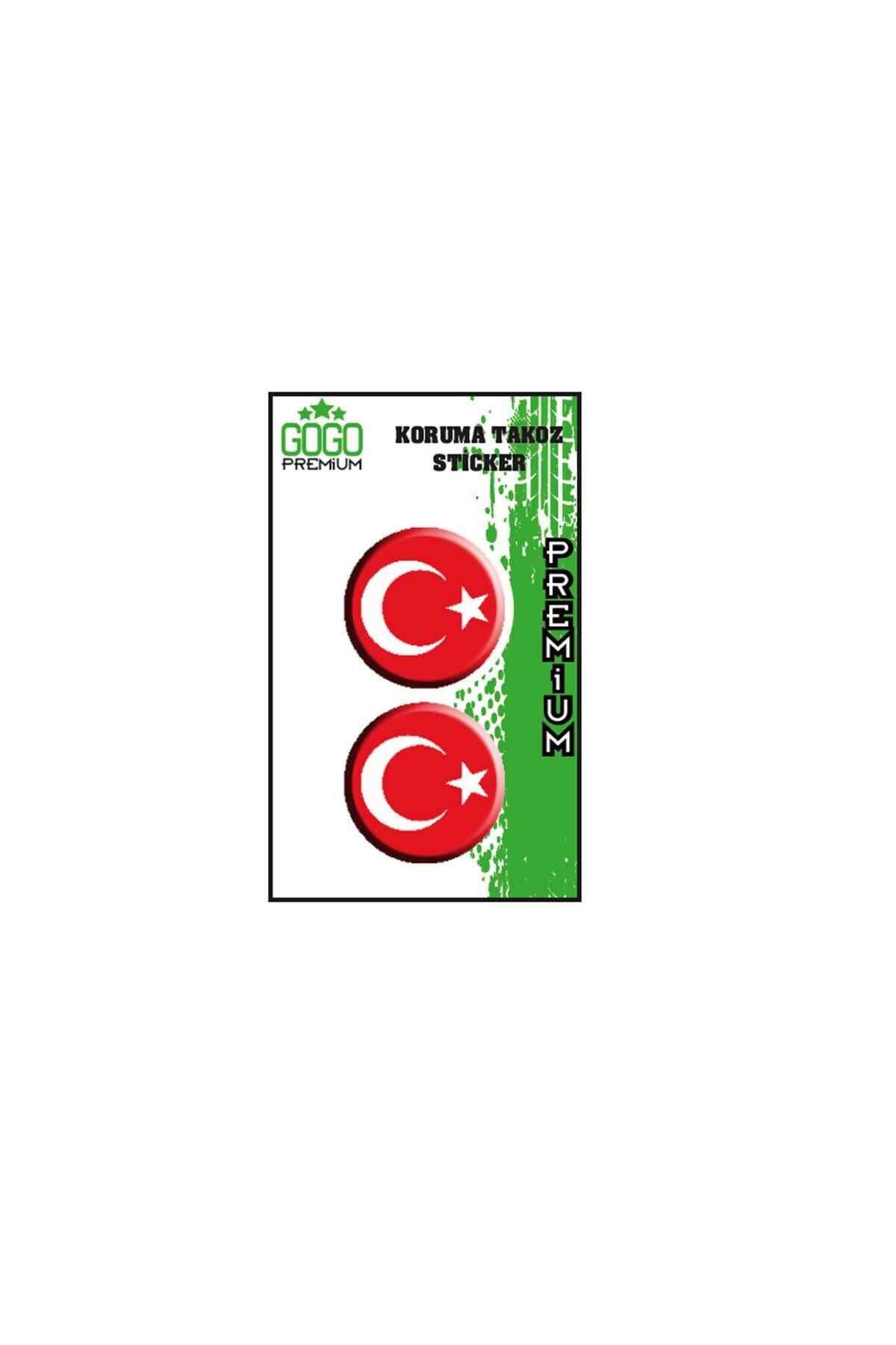 Bayrak Koruma Takozu İkili Damla Sticker