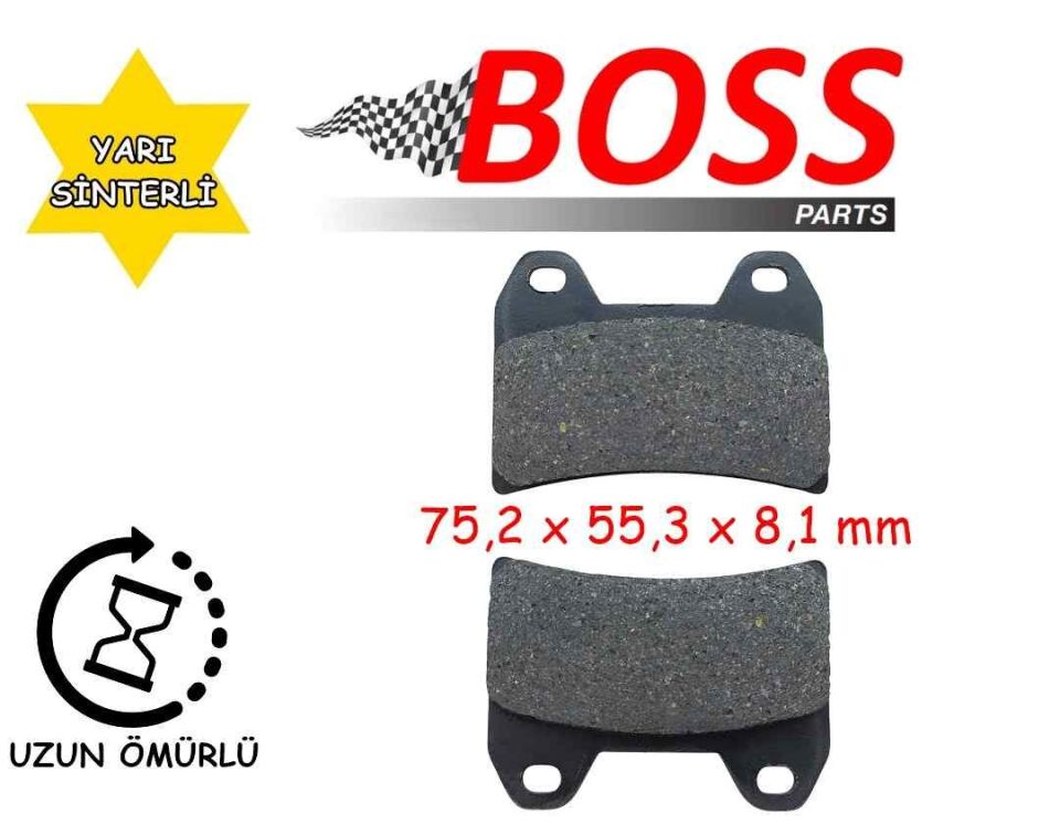 Cf Moto Mt800 Clx 700 Ön Fren Disk Balatası Boss Fa244