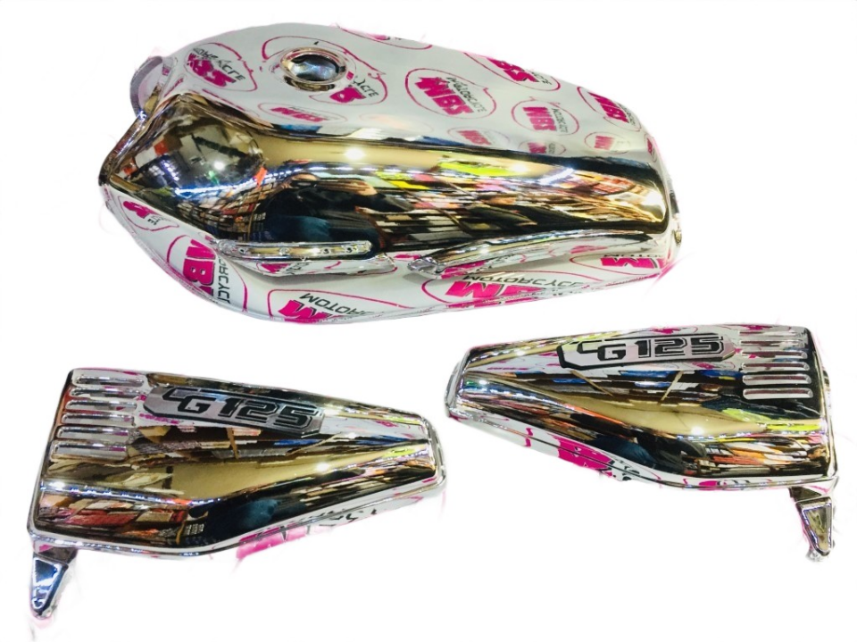 Cg 125 Depo+Yan Kapak Nikel Set ( Monero )