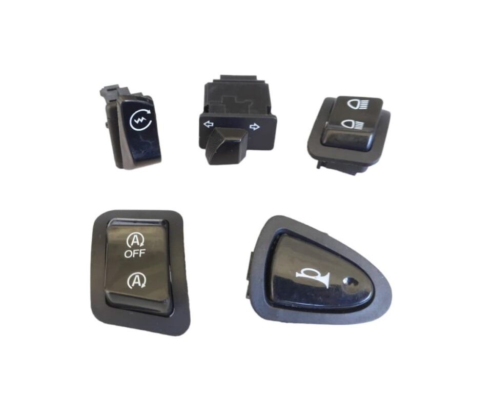 Honda Dio 110 Uyumlu Düğme Seti (Anahtar) 5 Lı