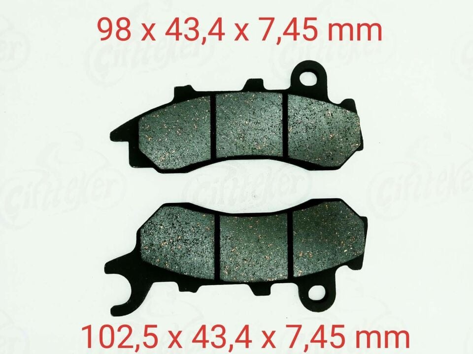 Honda Cb 125F Uyumlu Ön Fren Disk Balatası