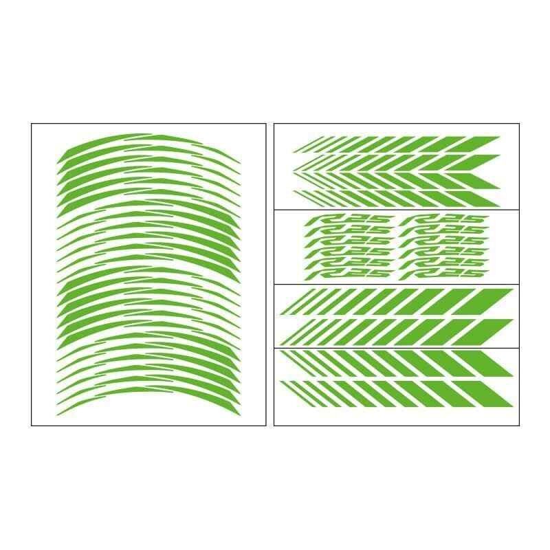 Yamaha Florasan Yeşil Racing R25 Uyumlu 1 Set Jant Şeridi