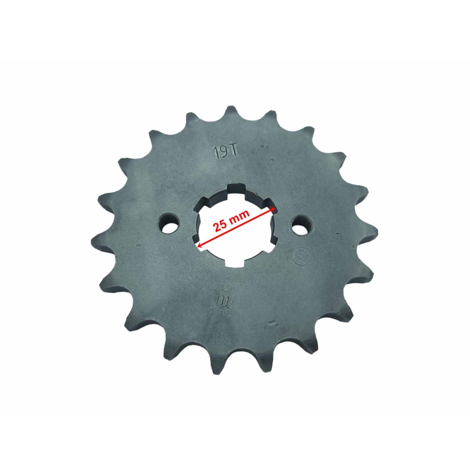 Atv Ön Dişli 428-19T İç 25 Mm 2 Delikli Öm