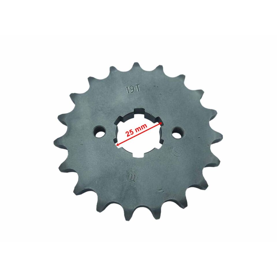 Atv Ön Dişli 428-19T İç 25 Mm 2 Delikli Öm