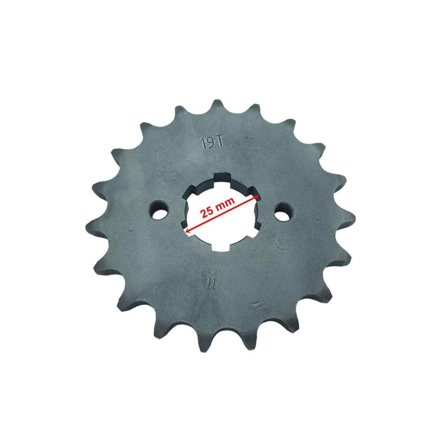 Atv Ön Dişli 428-19T İç 25 Mm 2 Delikli Öm