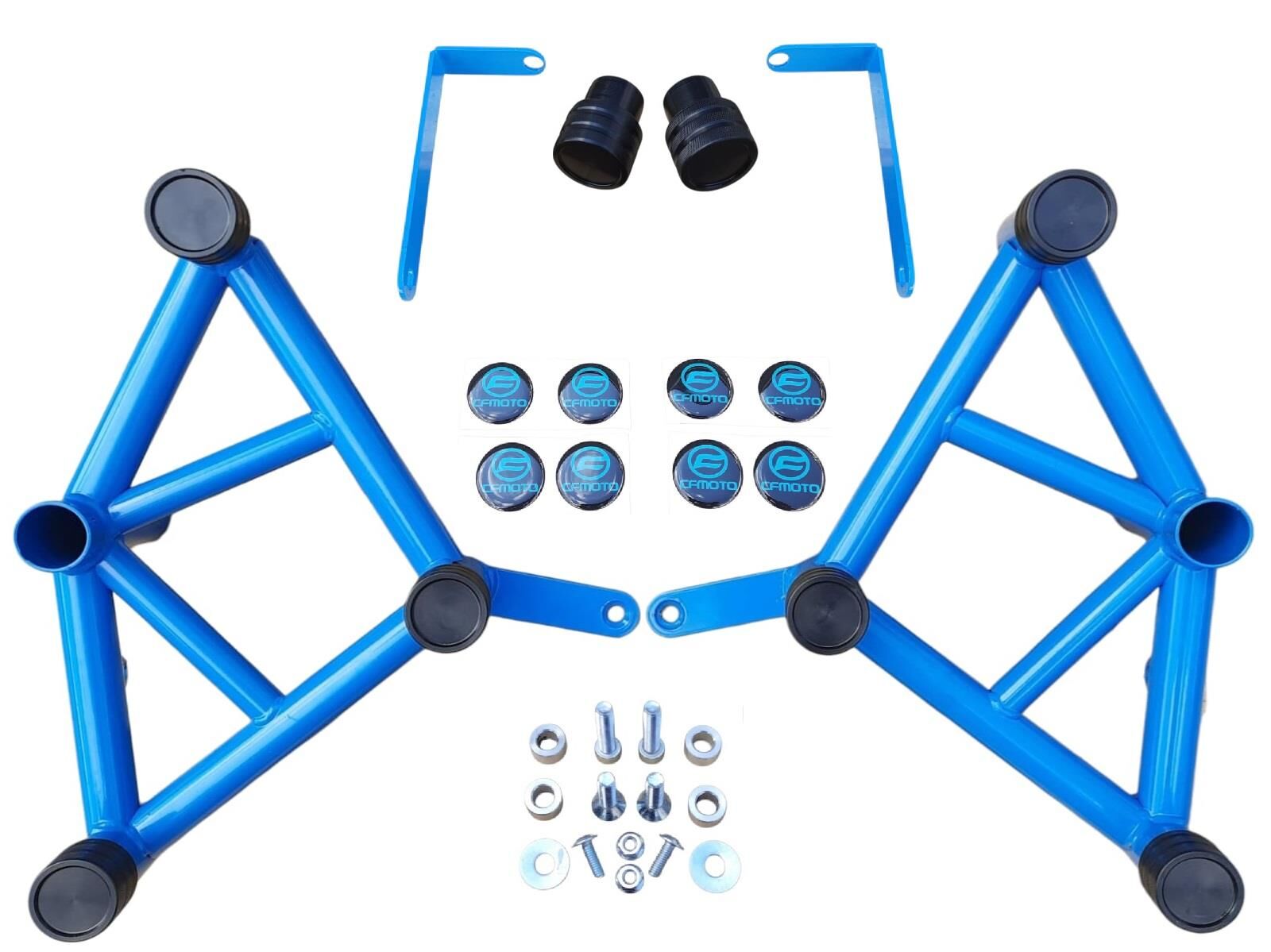 Cf Moto Nk 250 Koruma Demiri Ve Takoz Set Mavi