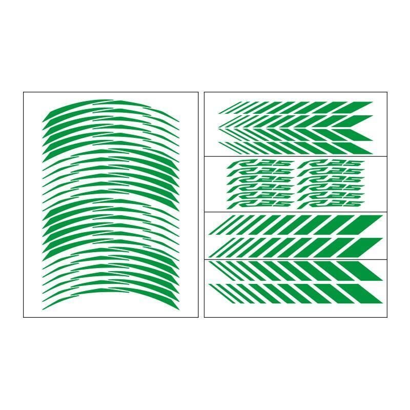 Yamaha Reflektör Yeşil Racing R25 Uyumlu 1 Set Jant Şeridi