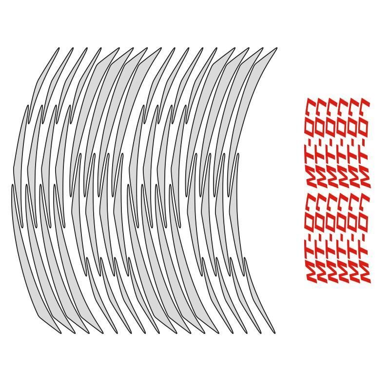 Yamaha Reflektör Beyaz Mt-07 Uyumlu 1 Set Jant Şeridi
