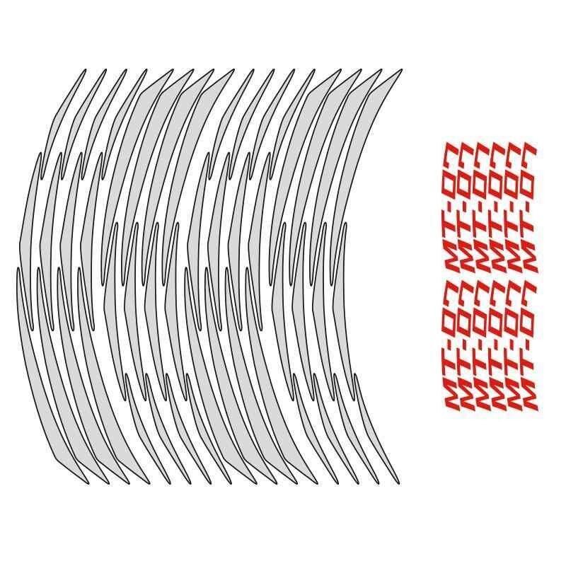 Yamaha Reflektör Beyaz Mt-07 Uyumlu 1 Set Jant Şeridi