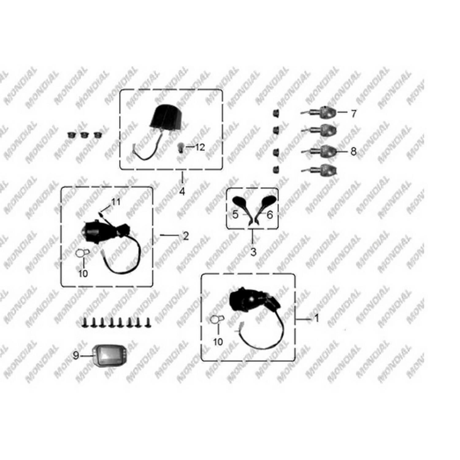 Atv Spider 250 Ayna Orj