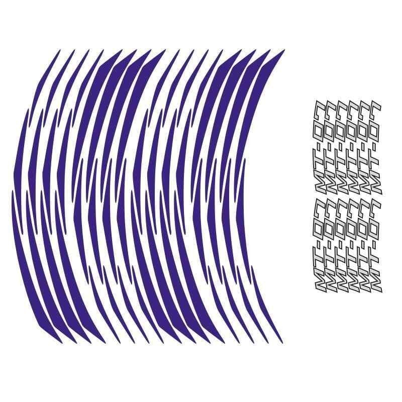 Yamaha Reflektör Mavi Mt-07 Uyumlu 1 Set Jant Şeridi