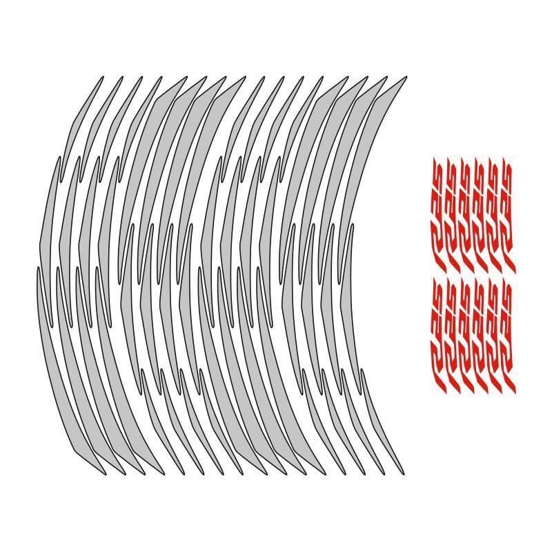 Yamaha Reflektör Beyaz R25 Uyumlu 1 Set Jant Şeridi