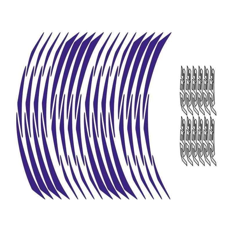 Yamaha Reflektör Mavi R25 Uyumlu 1 Set Jant Şeridi