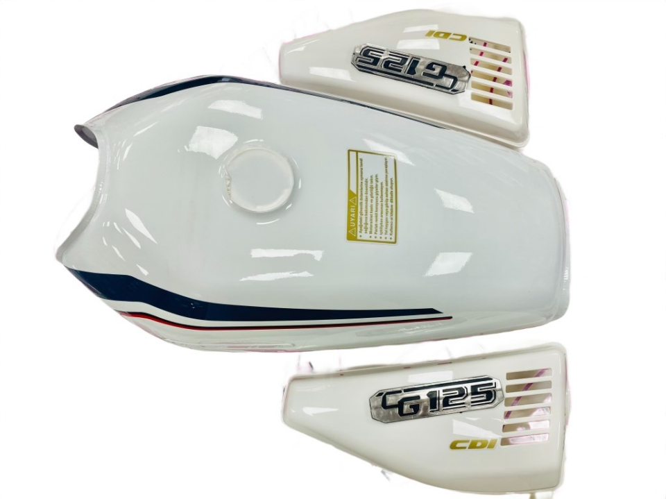 Cg 125 Depo+Yan Kapak Beyaz Set