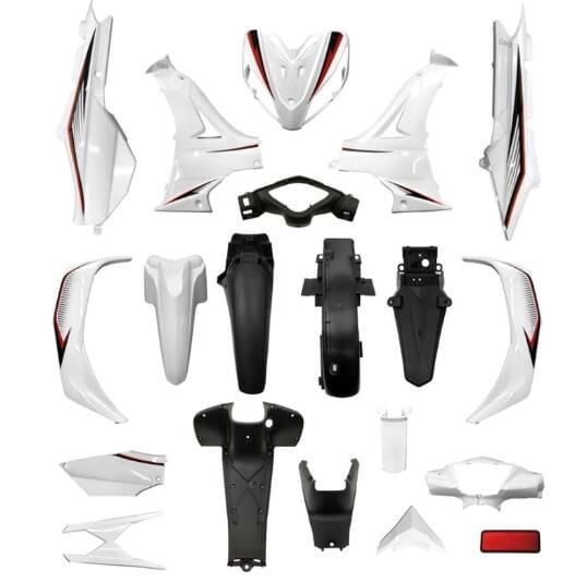 Kuba Kaporta Seti (Far+Stop Yok) Beyaz Stickerlı Ege