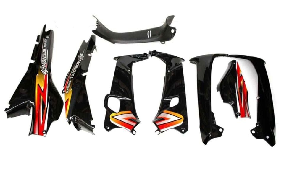 100 Ukh Orta Yan Granaj Seti Siyah 8 Parça Orj