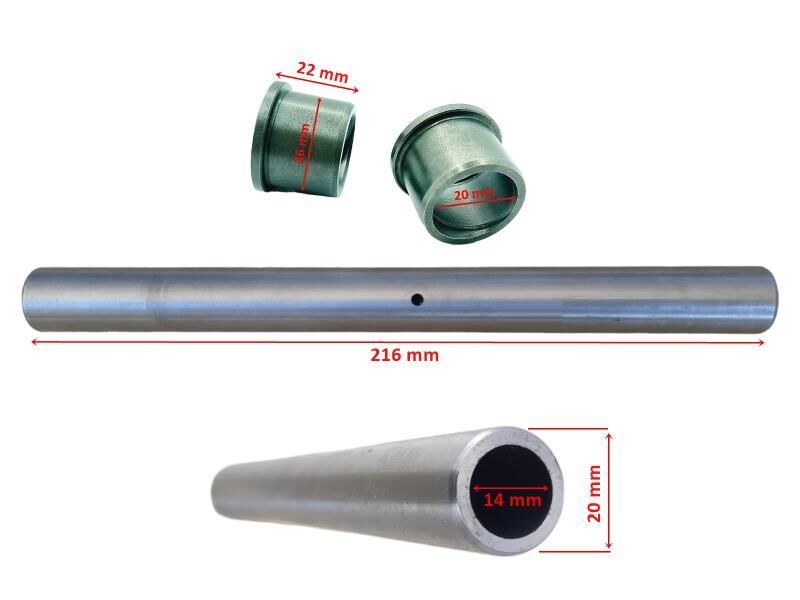 Atv Vip Trac 200 Arka Salıncak Burcu Ve Borusu 3 Parça 14-20-216 Mm Öm