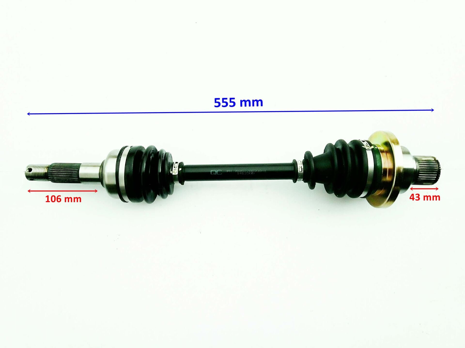 Atv Cf Arka Aks Komple 555X450Cc Orj