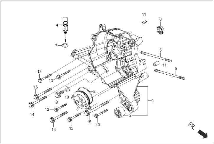 Hero Dash 125 (Dsh125E5) Motor Govdesi Sag Orj ResimNo:1