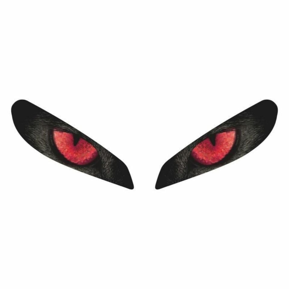 Cf Moto 250 Sr 2020 - 2024 Uyumlu Far Sticker Kırmızı