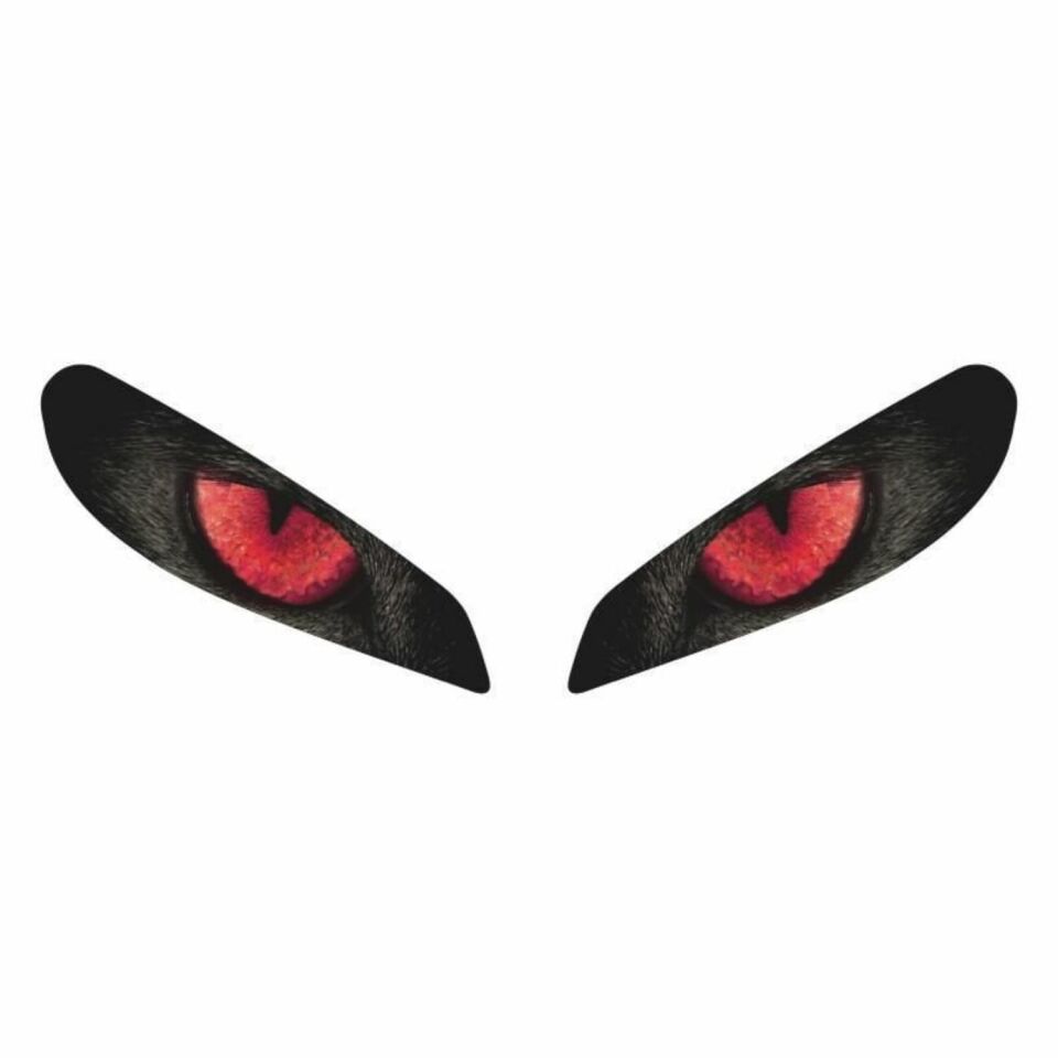 Cf Moto 250 Sr 2020 - 2024 Uyumlu Far Sticker Kırmızı