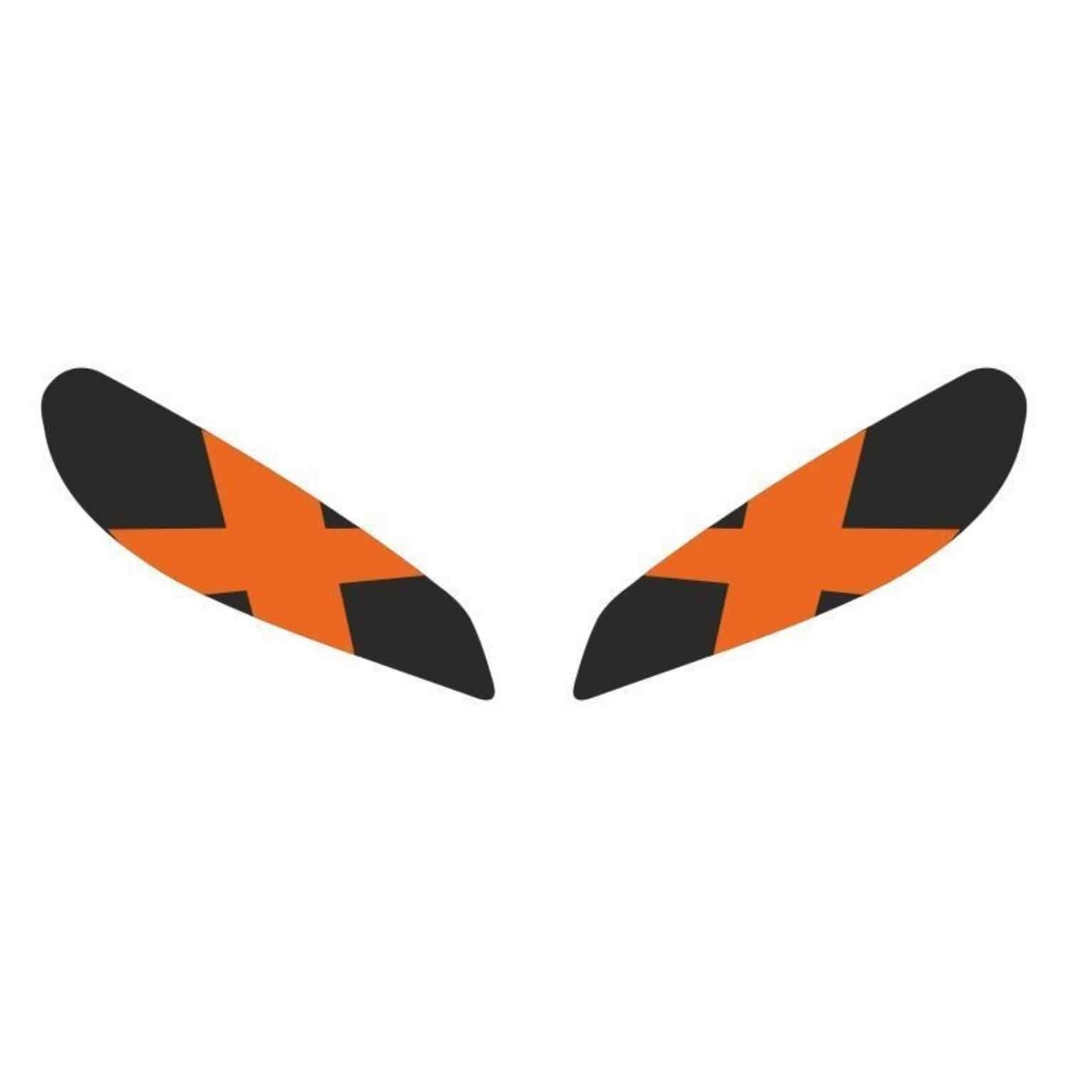 Cf Moto 250 Sr 2020 - 2024 Uyumlu Far Sticker X Turuncu