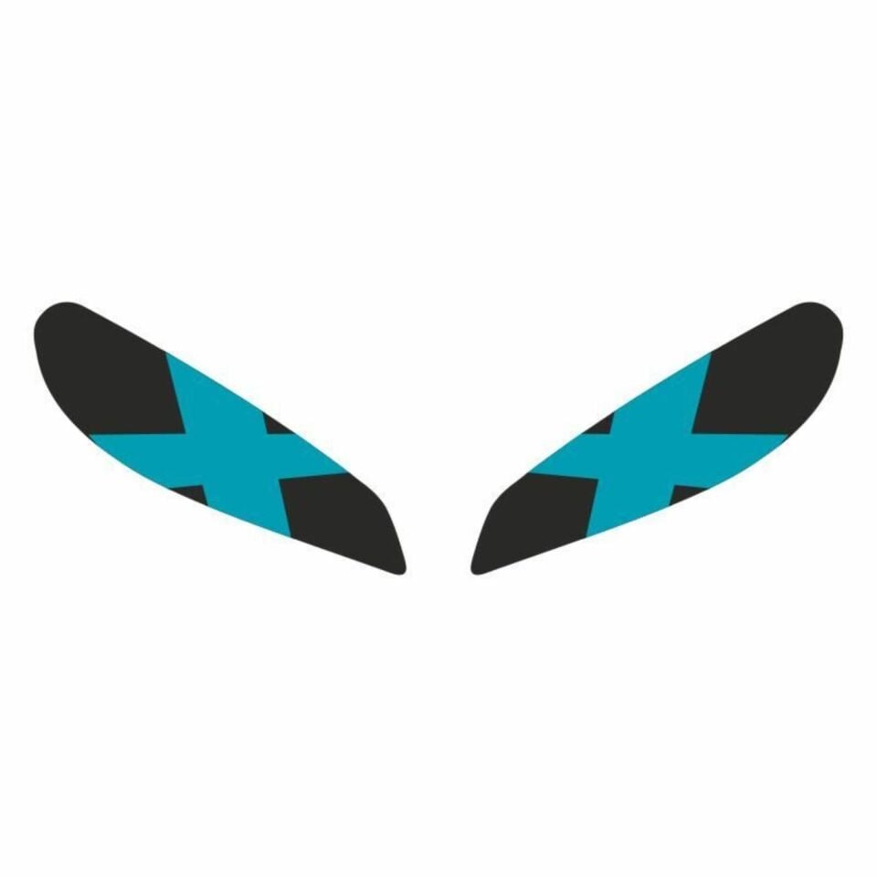 Cf Moto 250 Sr 2020 - 2024 Uyumlu Far Sticker X Mavi