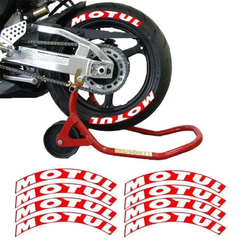 Motul Kırmızı 3D Lastik Yanak Yazısı