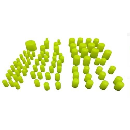 Vida/Somun Kapağı/Tapası Yeşil (80 Parça)