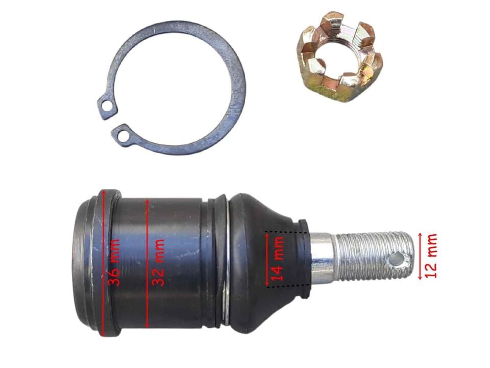 Atv Buggy Alt Rotil Büyük Sekmanlı Ym 12-14-32 Mm İth