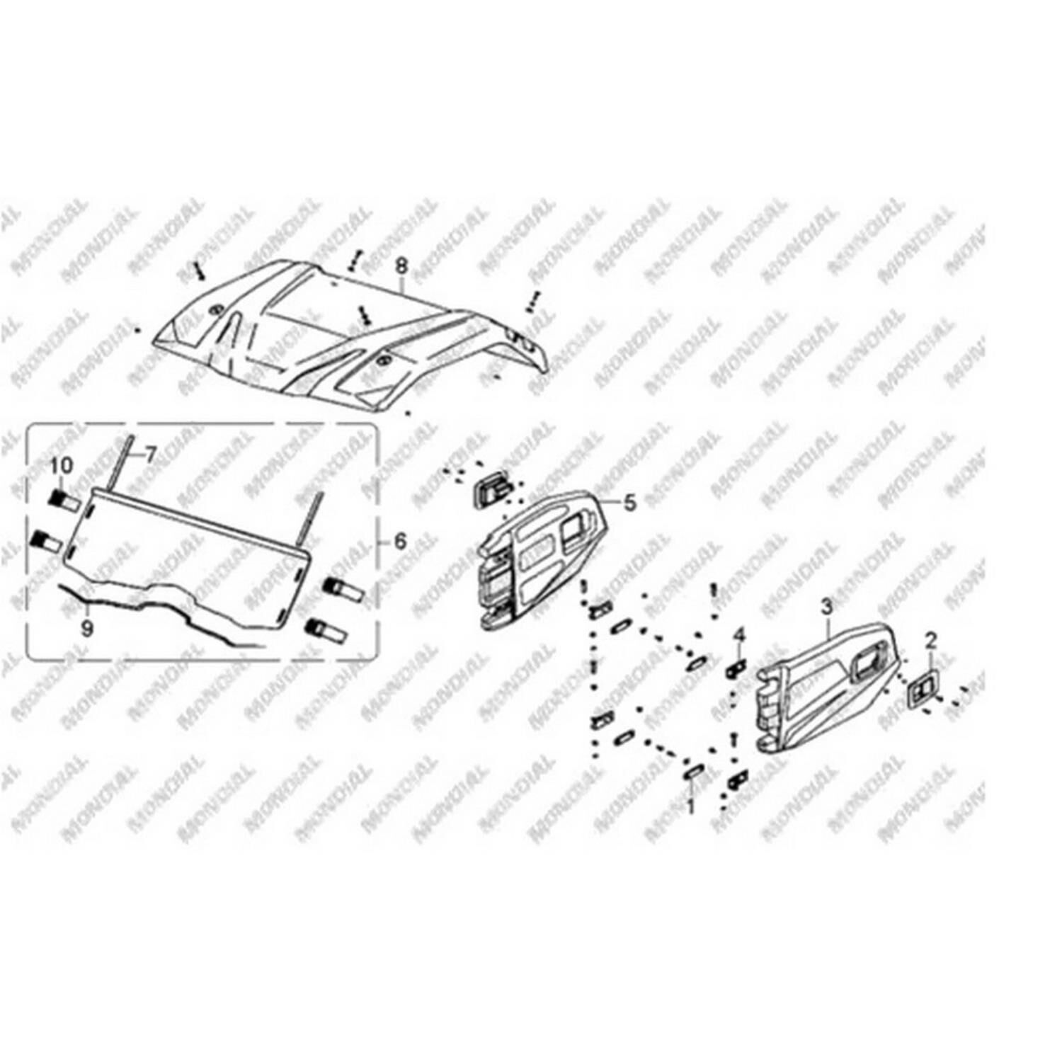 Utv Cf Siperlik Şeridi 800Cc Orj
