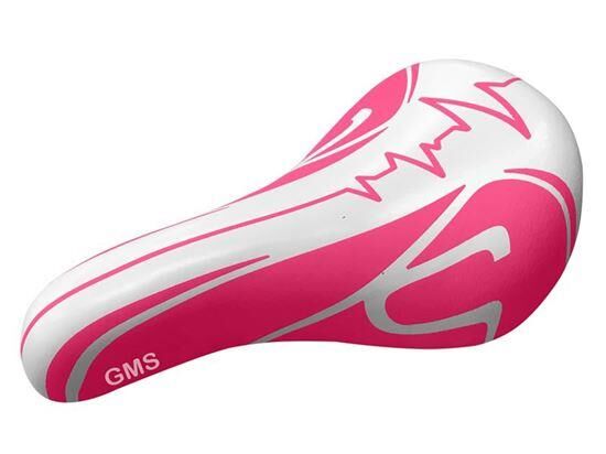 Bısıklet Sele 230X130 Pembe/Beyaz Bmx