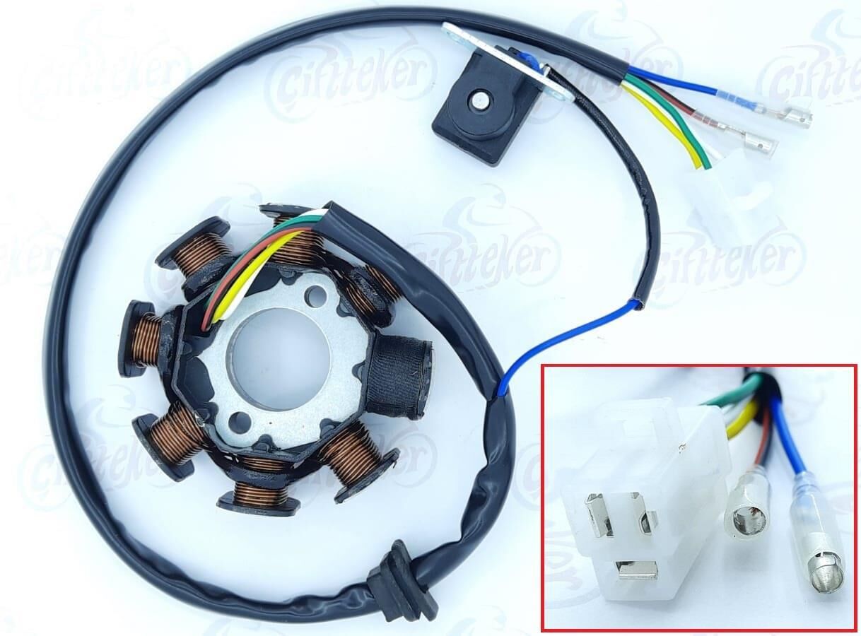Scooter Statör Rs-Rr-Rf-Re-Rt 8 Li 29-88-26X2D 5K