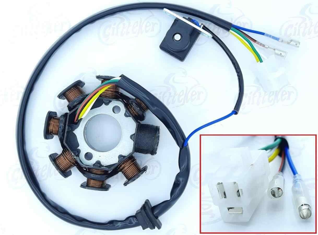 Scooter Statör Rs-Rr-Rf-Re-Rt 8 Li 29-88-26X2D 5K