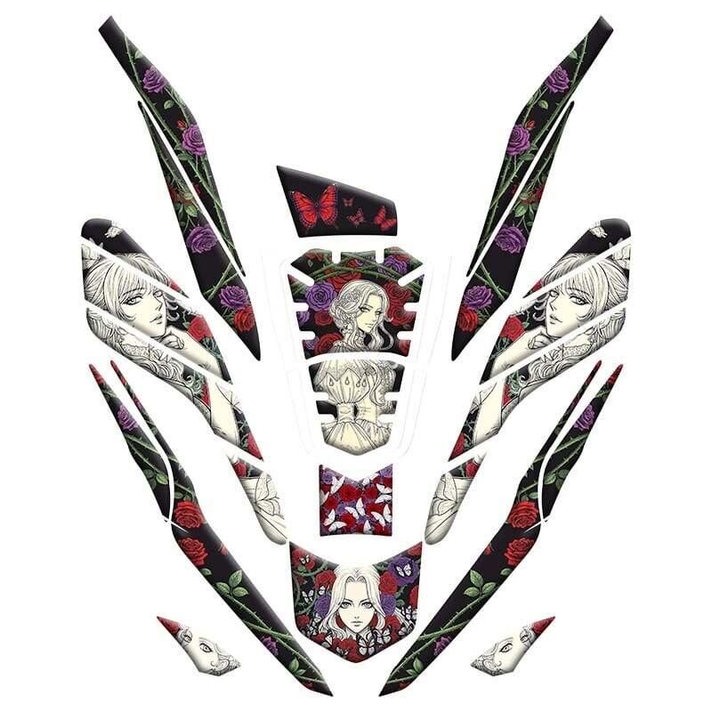 Honda Pcx 2021 - 2024 Uyumlu Tank Pad Set 013