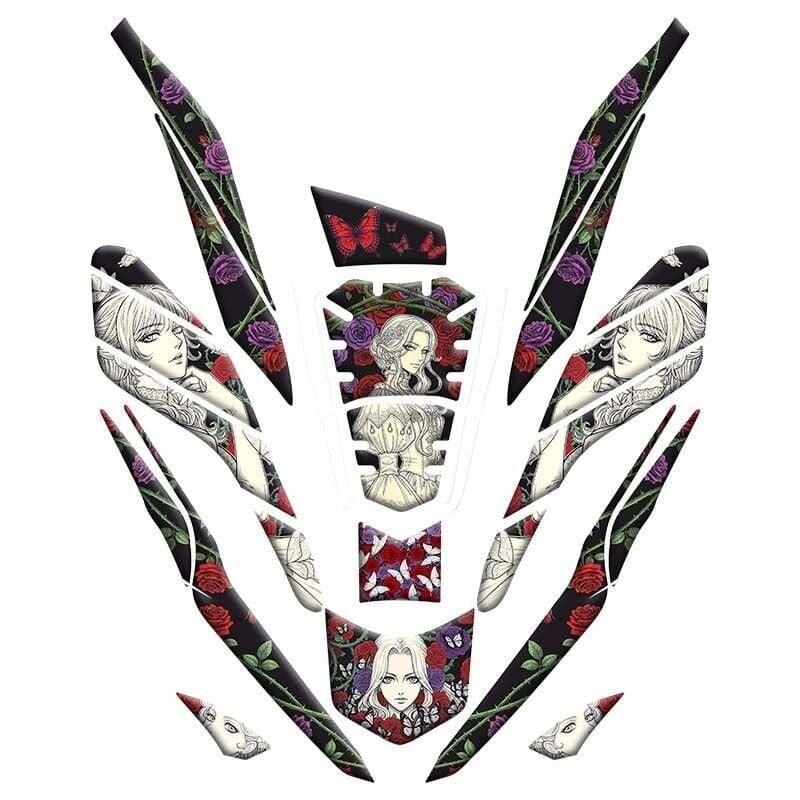 Honda Pcx 2021 - 2024 Uyumlu Tank Pad Set 013