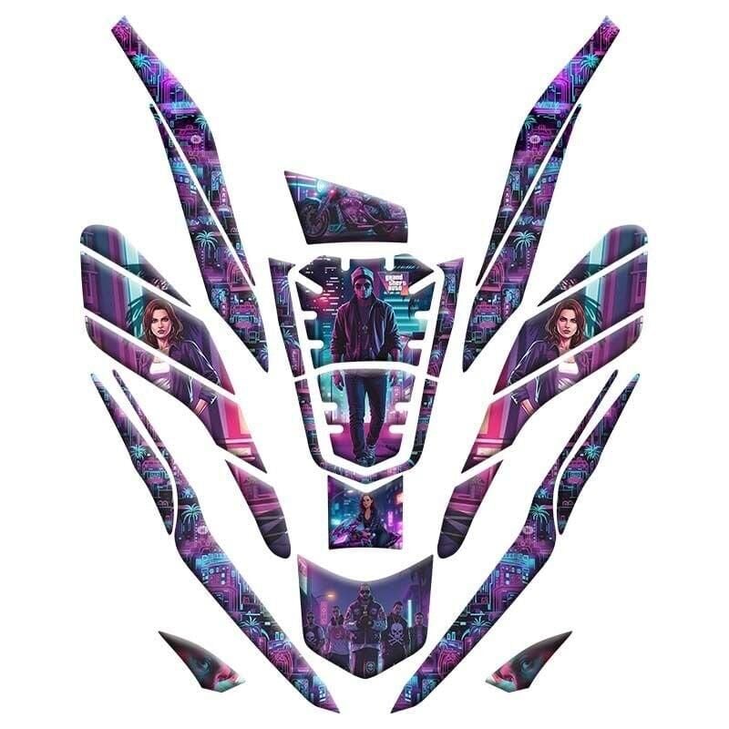 Honda Pcx 2021 - 2024 Uyumlu Tank Pad Set 015