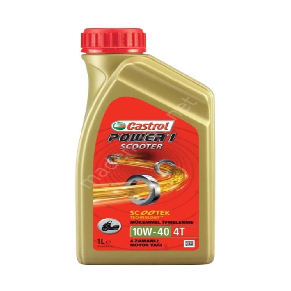 Motor Yağı 10W-40 Power 1 Castrol Scooter
