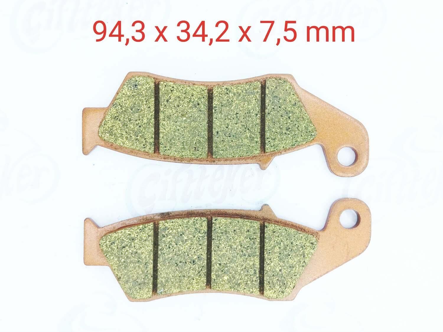 Honda Kawasaki Uyumlu Ön Fren Disk Balatası Fa185 Crf 125-250-400 Klx 250 Yamaha Yz 250-400-450