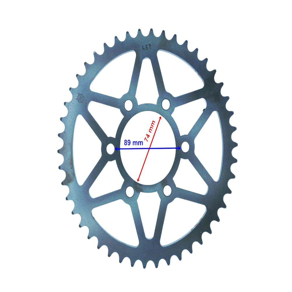 Hyosung Gv250 Arka Dişli 520-46T İç 74X6 Delikli Ind Öm