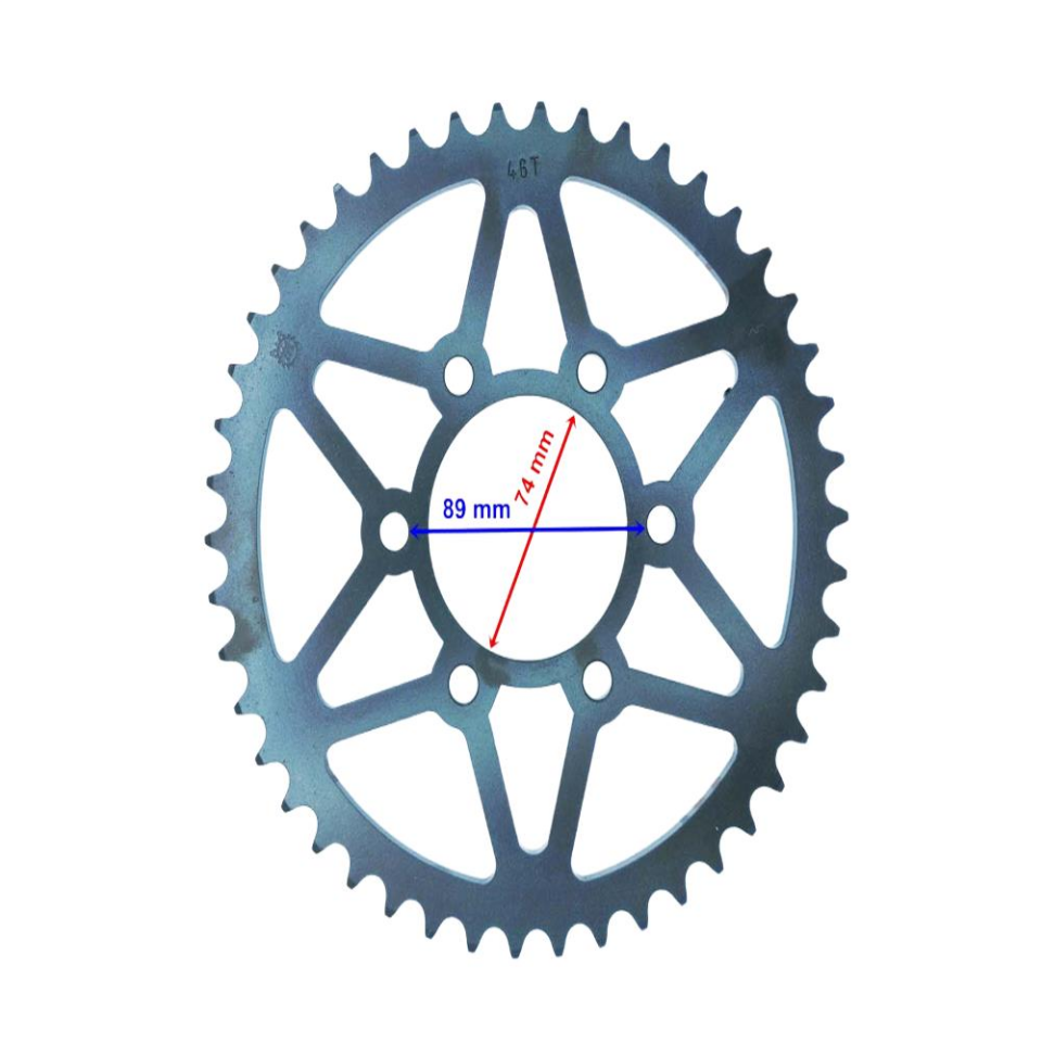 Hyosung Gv250 Arka Dişli 520-46T İç 74X6 Delikli Ind Öm